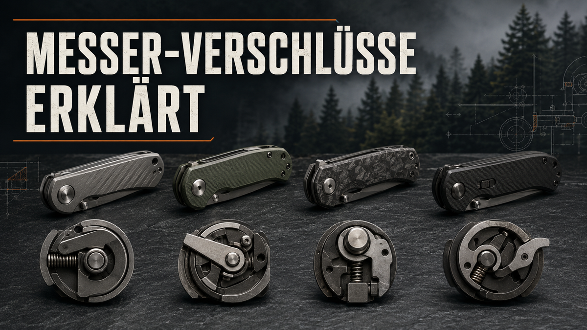 Taschenmesser-Verschlüsse erklärt: Alle wichtigen Lock-Systeme