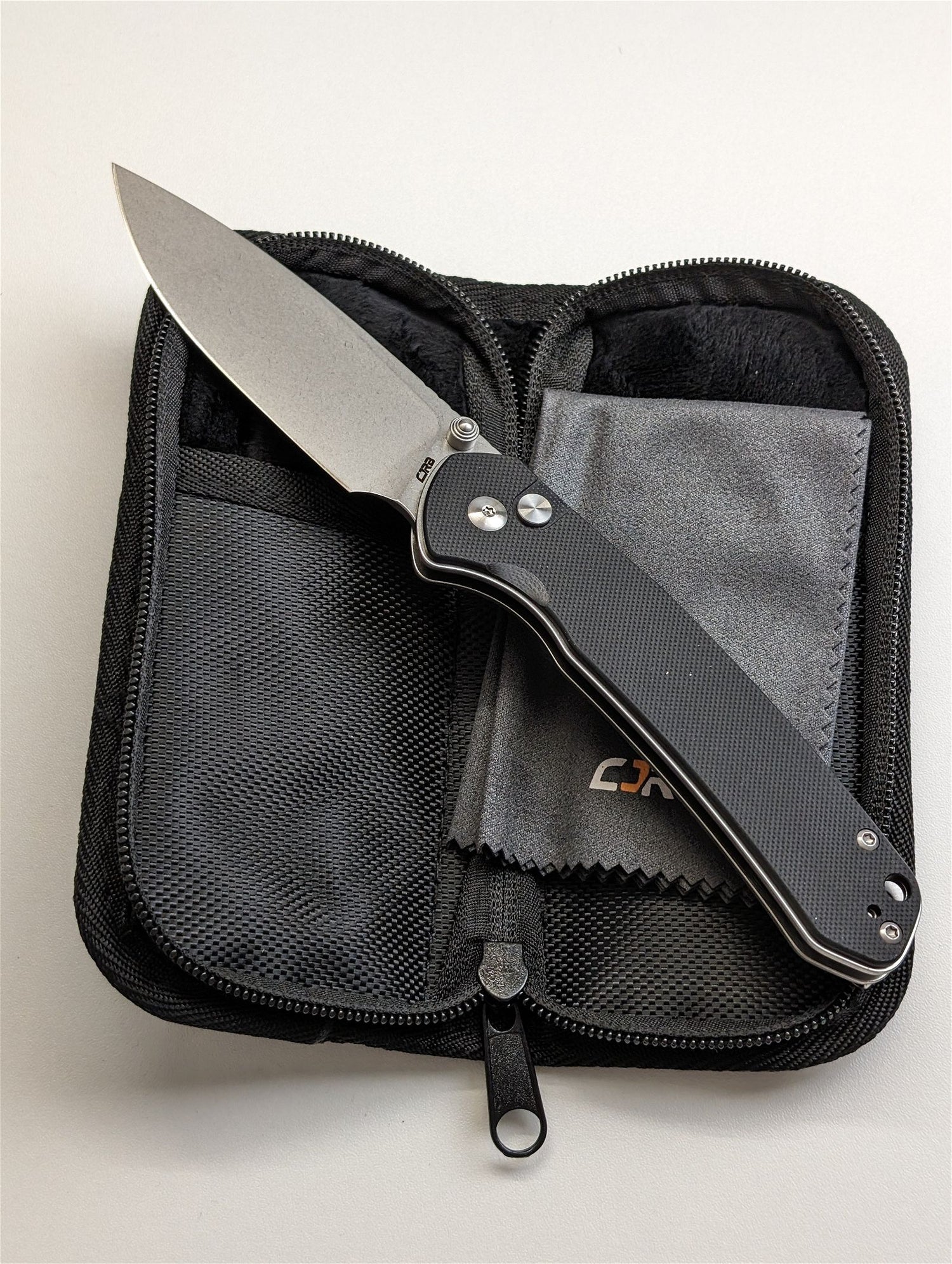 CJRB Large Pyrite Taschenmesser Artisan Cutlery