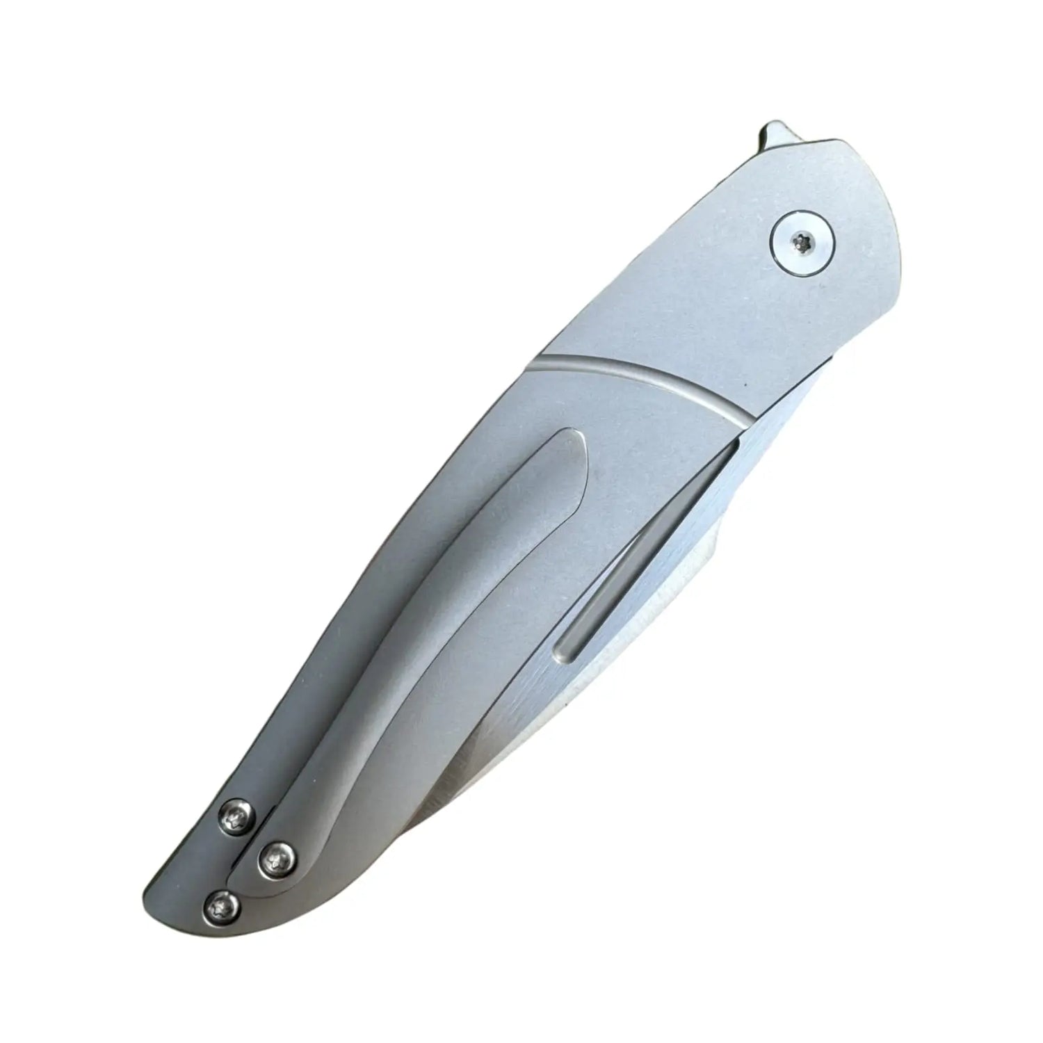 Bastards Knives Alcyon Full Titanium by Tim Bernard Bastards Knives Alcyon-Titan-Clip