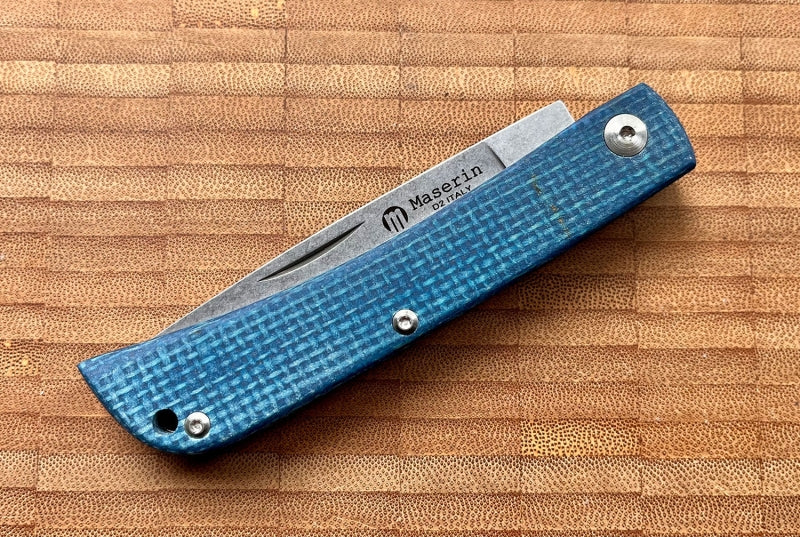 Maserin Scout Blue Micarta Taschenmesser, 163-MB Maserin Taschenmesser