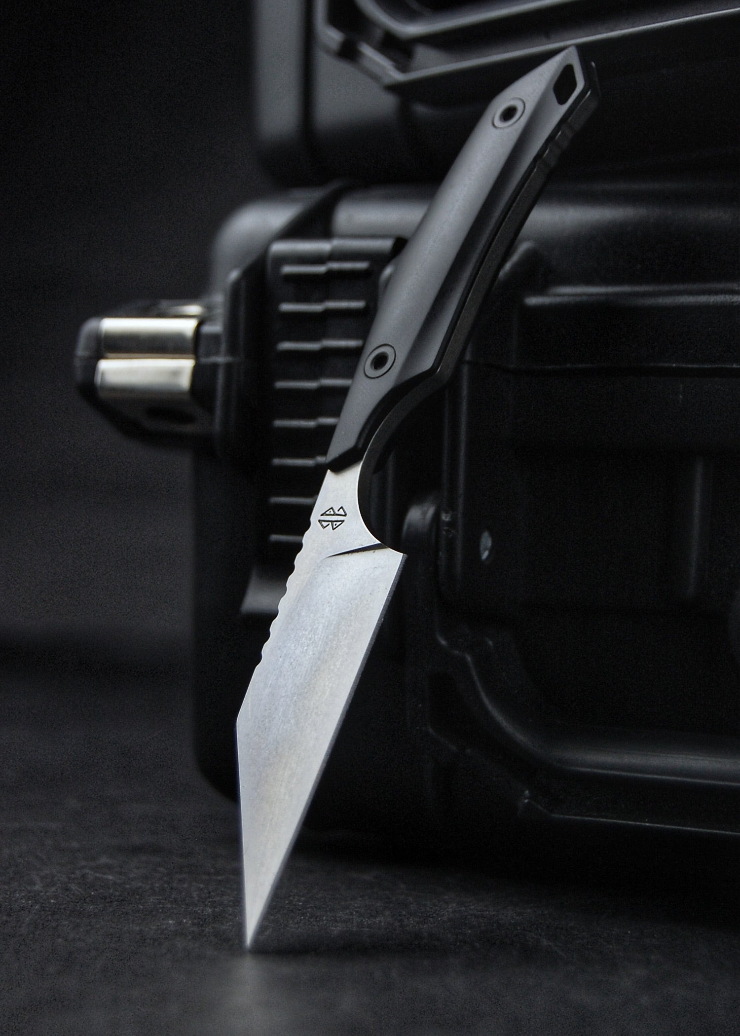 Berserk Blades RAK, Feststehendes Messer, stonewashed Berserker Blades