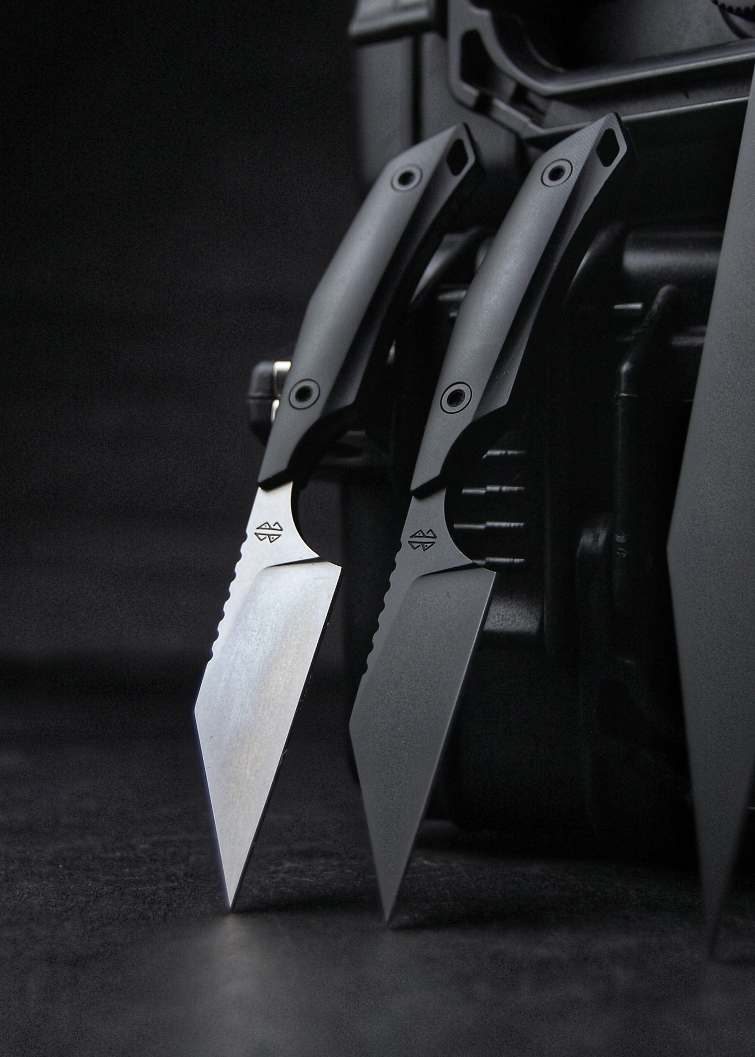 Berserk Blades RAK, Feststehendes Messer, stonewashed Berserker Blades