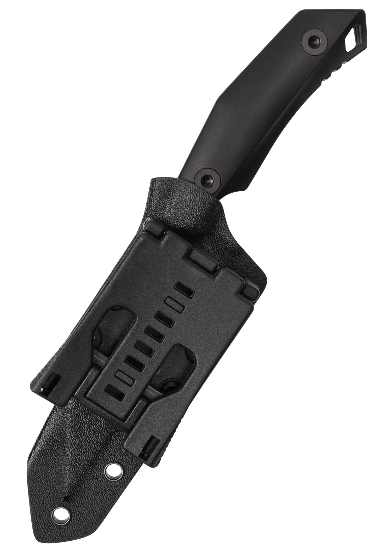 Berserk Blades THARN EDC Bundle SCHWARZ - Feststehendes Messer + Gürtelbefestigung Berserker Blades Bundle