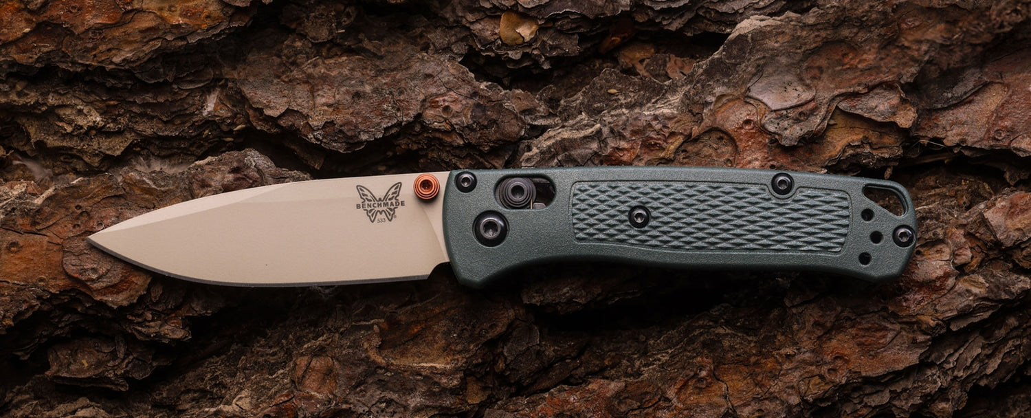 Benchmade 533TN-2601 Mini Bugout Taiga Green Elmax Benchmade Messer