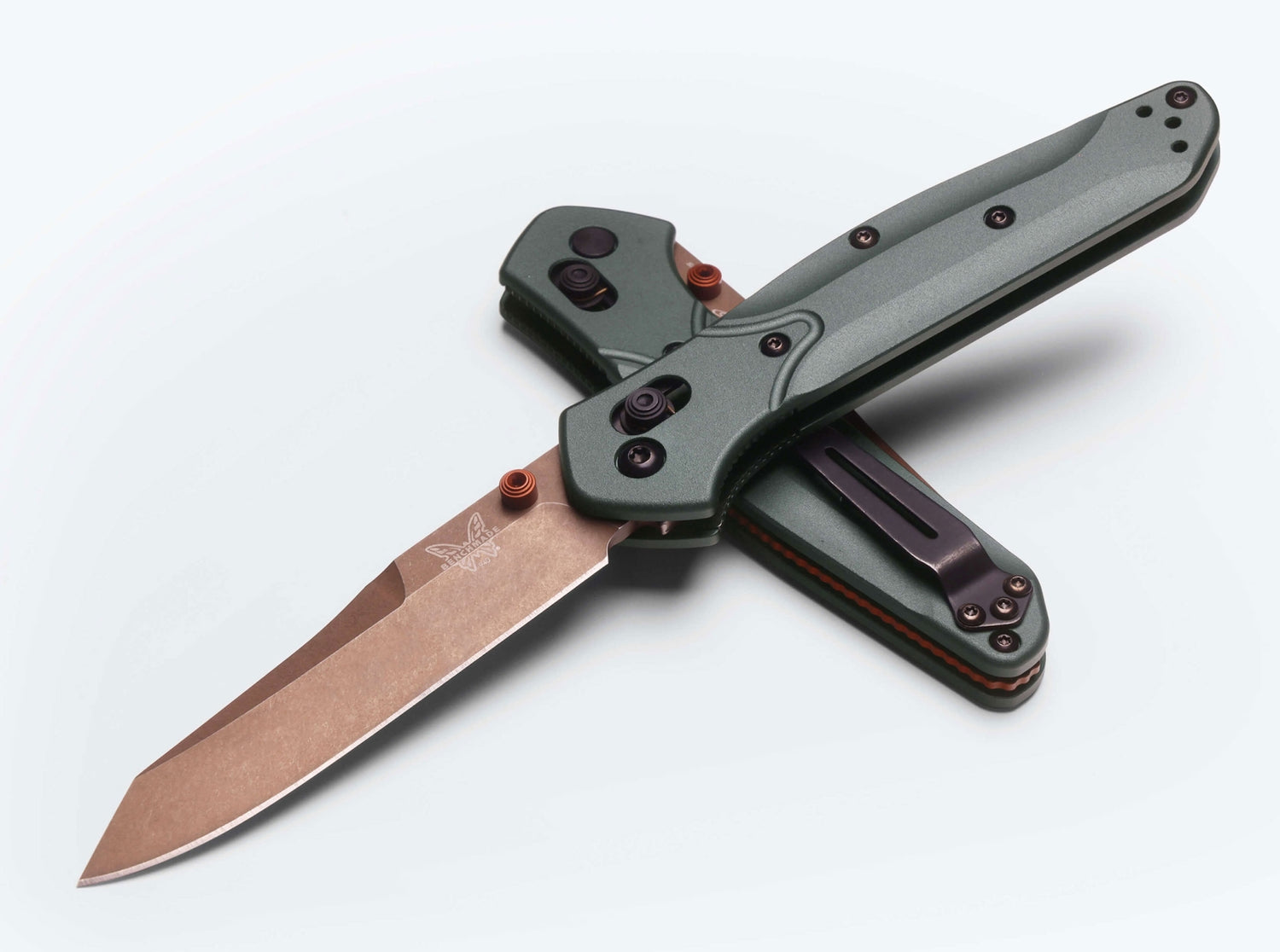 Benchmade 940FE-2601 Osborne, S90V, Taiga Green