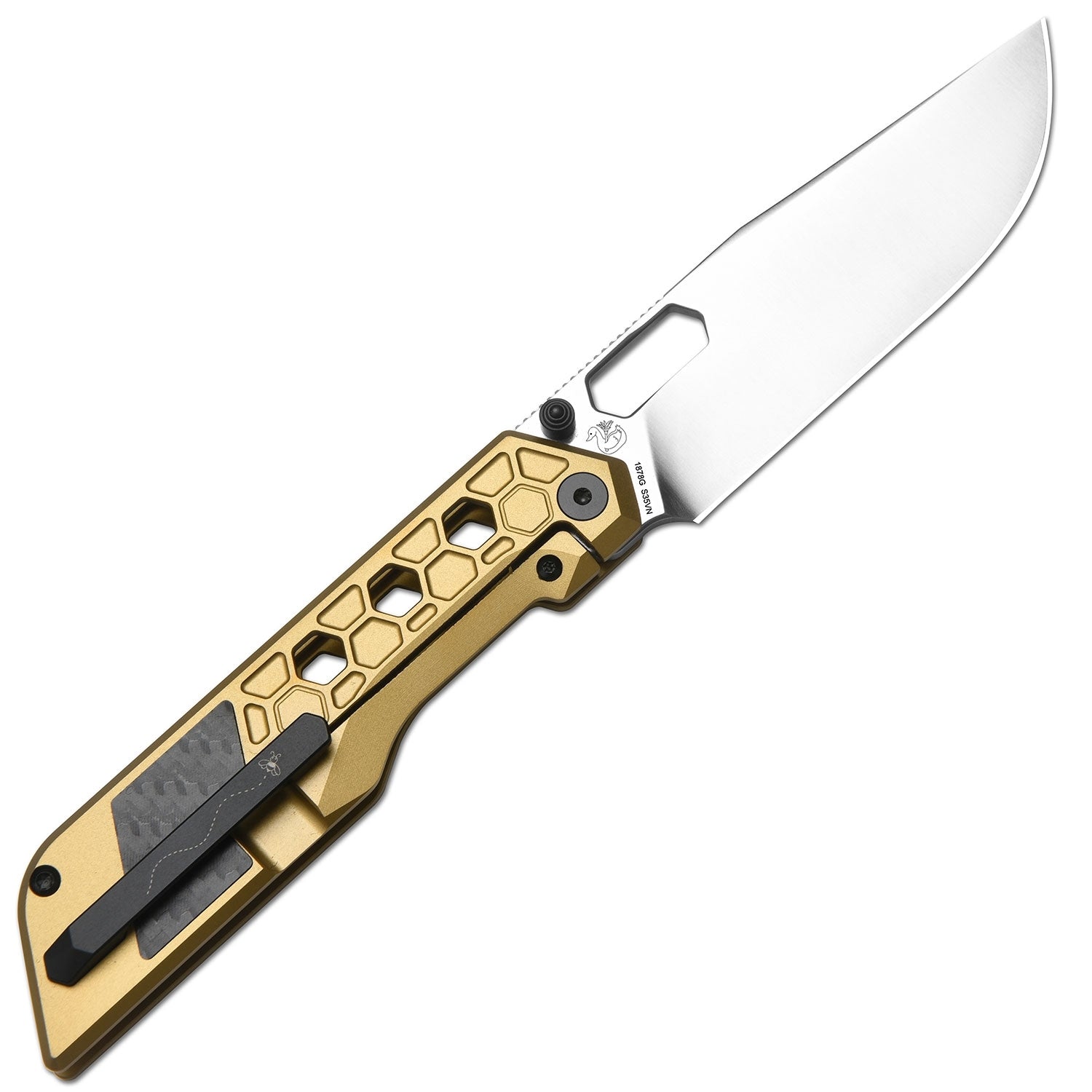 ARTC 1878G-GL Beest S35VN Gold Titanium