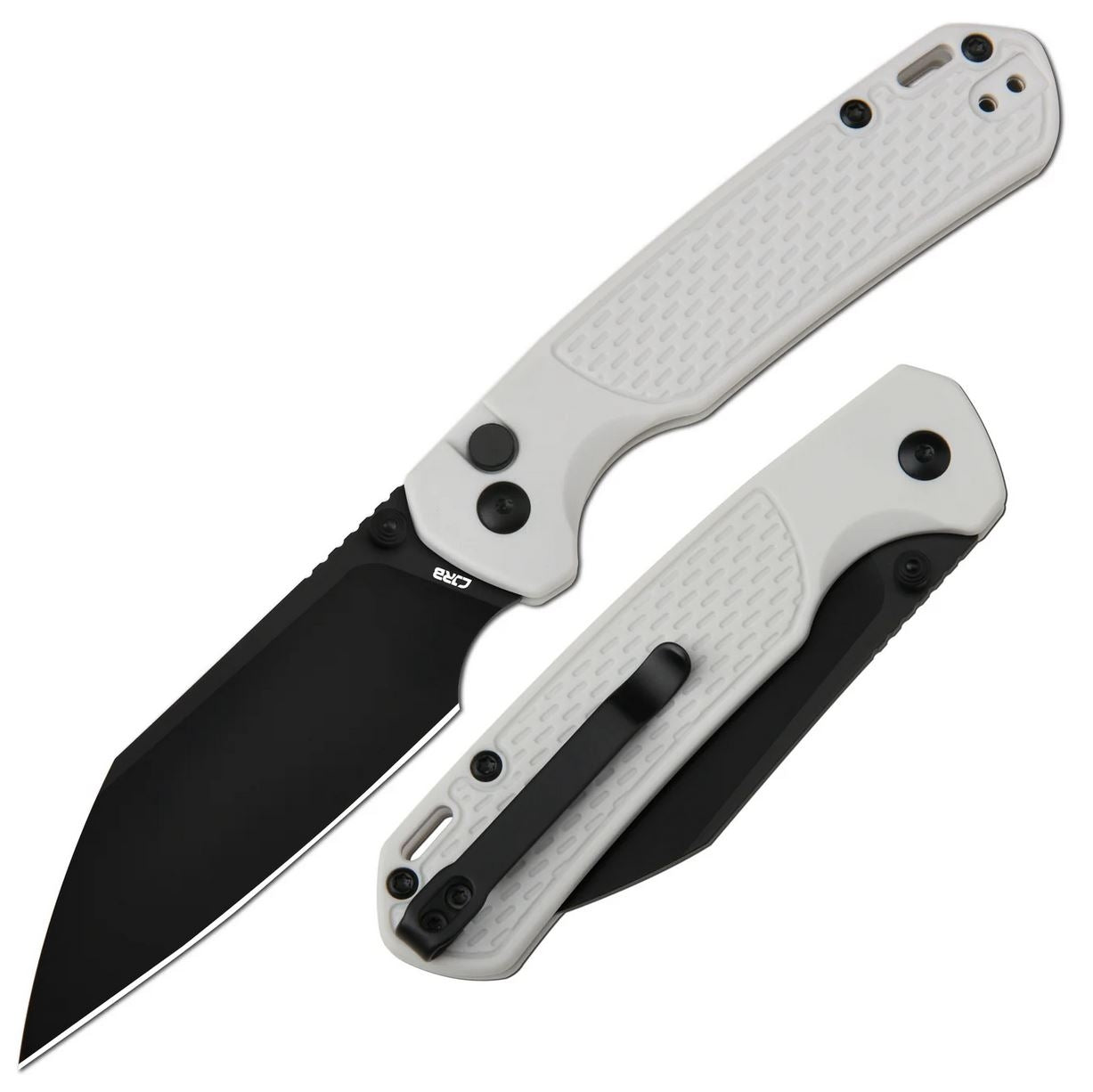 CJRBJ1945-BGY Pyrite-Light, Grey FRN, Black Blade Taschenmesser Artisan Cutlery image_CJRBJ1945-BGY_1