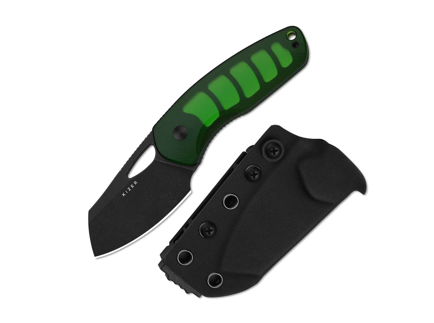 Kizer Hornet 14C28N Green Acrylic – EDC Taschenmesser Kizer Knives Messer 02ki139