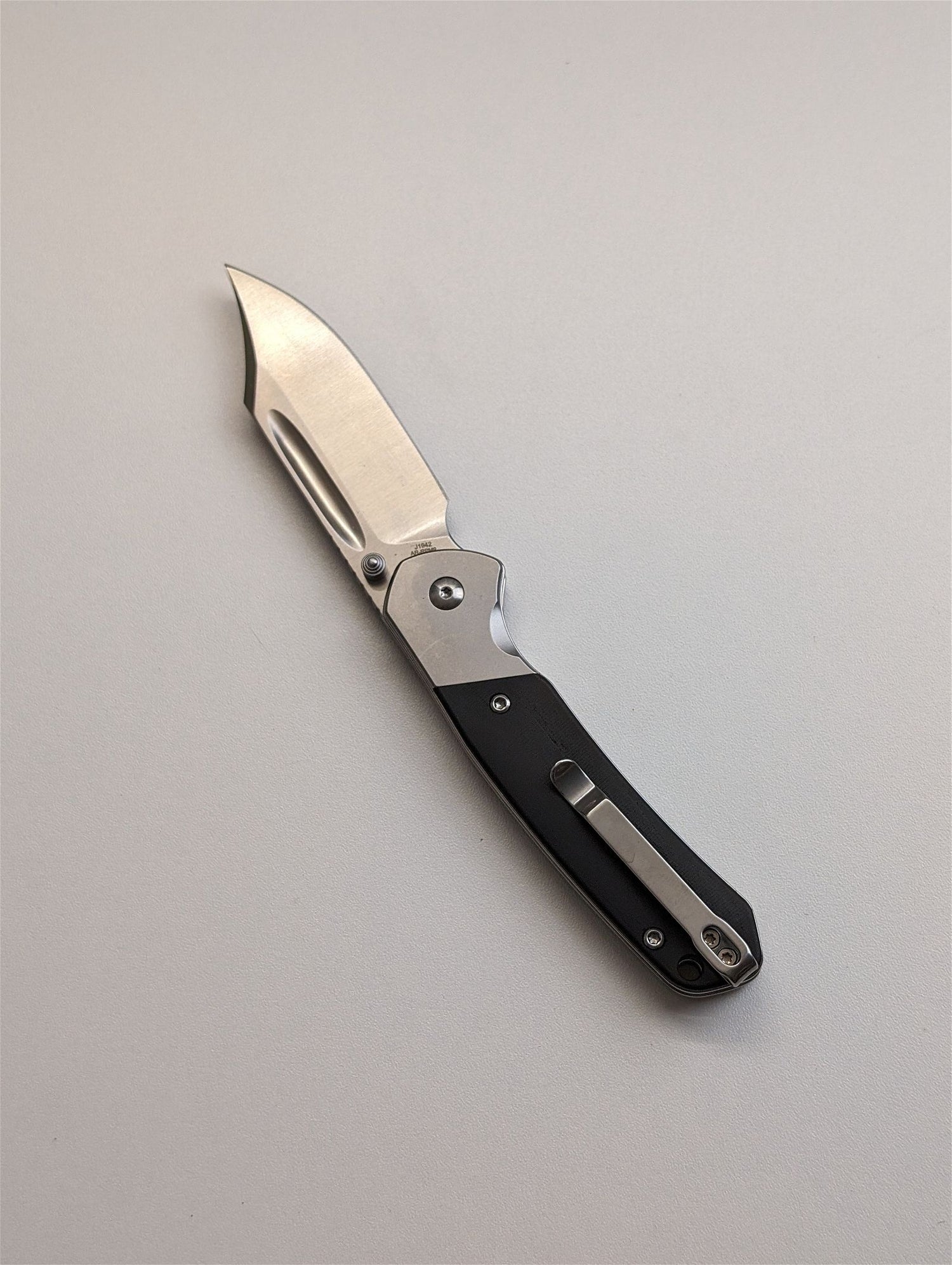 CJRB Bowie Pyrite pocket knife