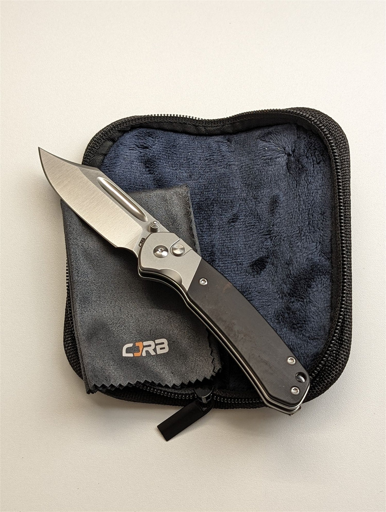 CJRB Bowie Pyrite pocket knife