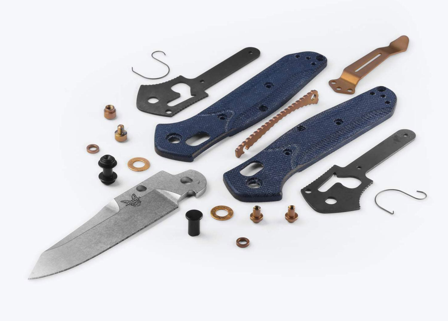 Benchmade 945-04 Mini Osborne, Blue Denim Micarta