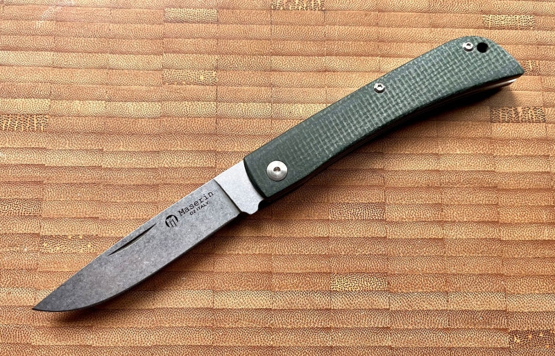 Maserin Scout Green Micarta Taschenmesser, 163-MV Maserin Taschenmesser