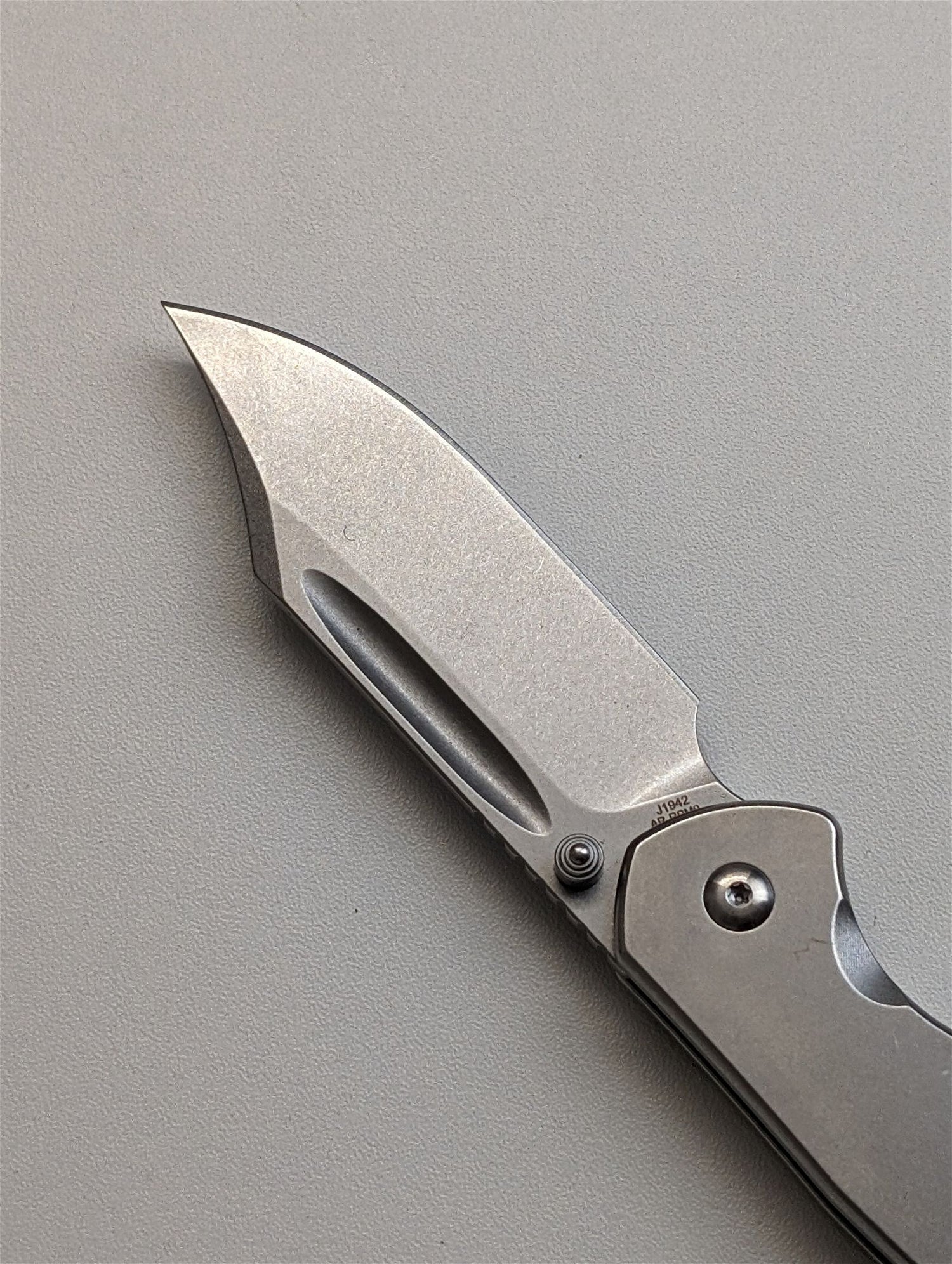 CJRB Bowie Pyrite pocket knife