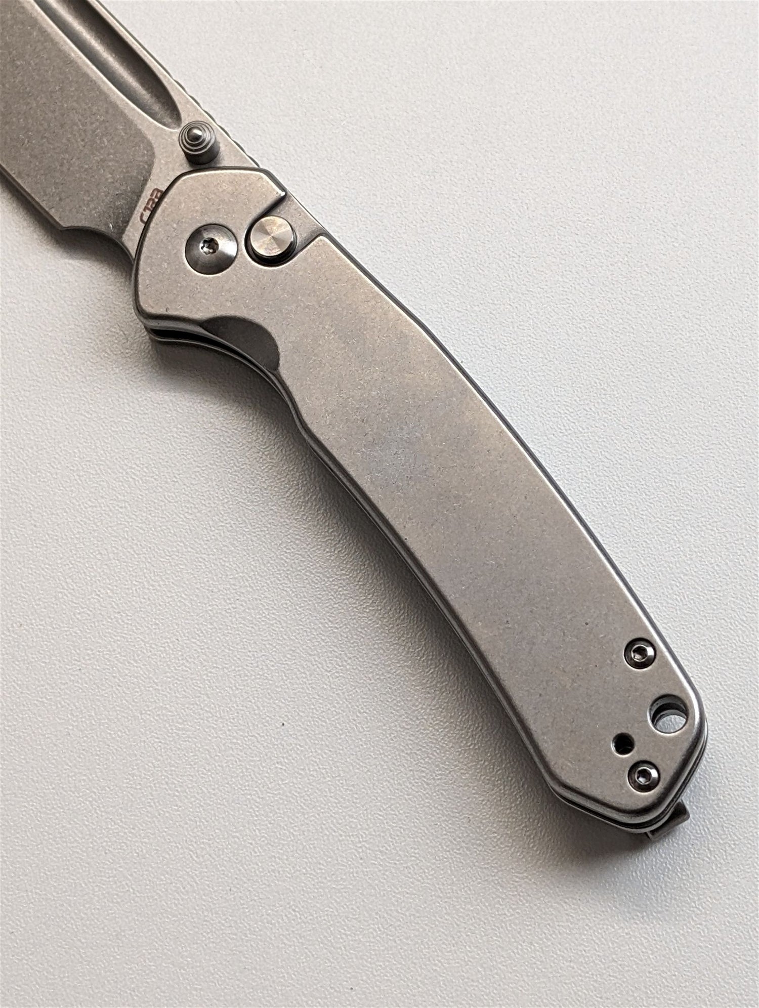 CJRB Bowie Pyrite pocket knife