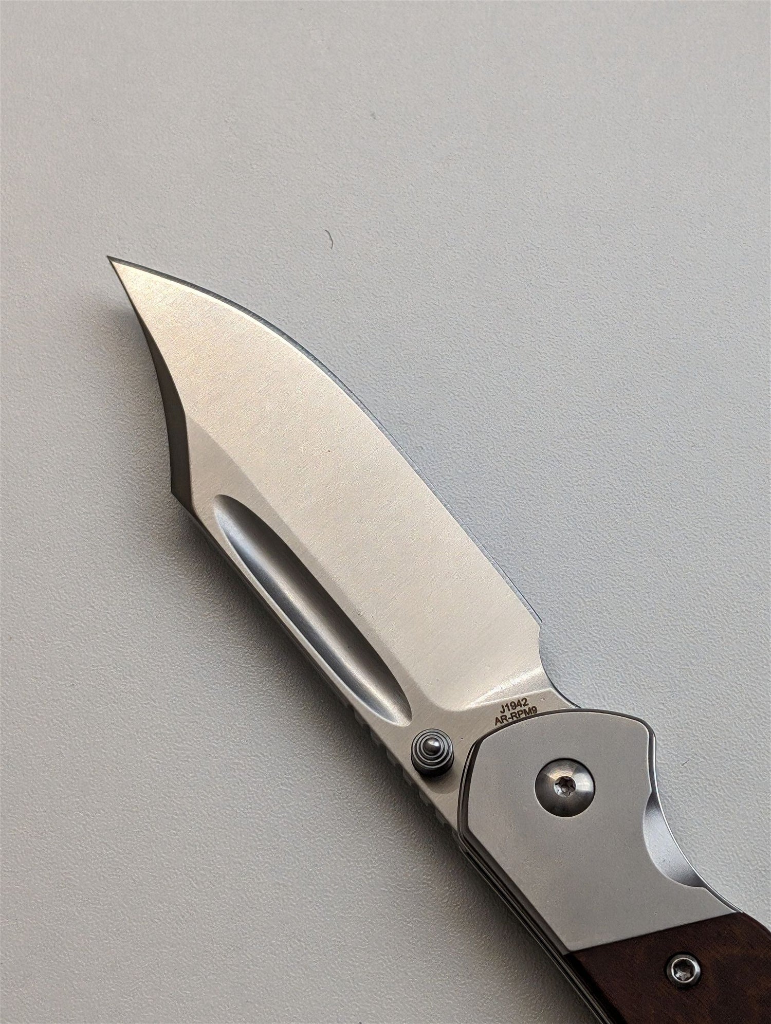 CJRB Bowie Pyrite pocket knife