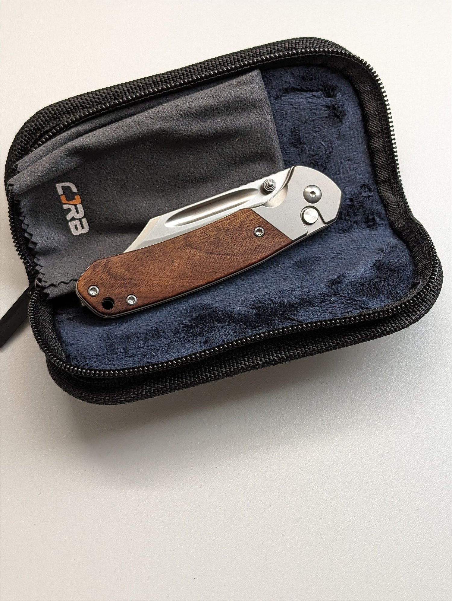 CJRB Bowie Pyrite pocket knife