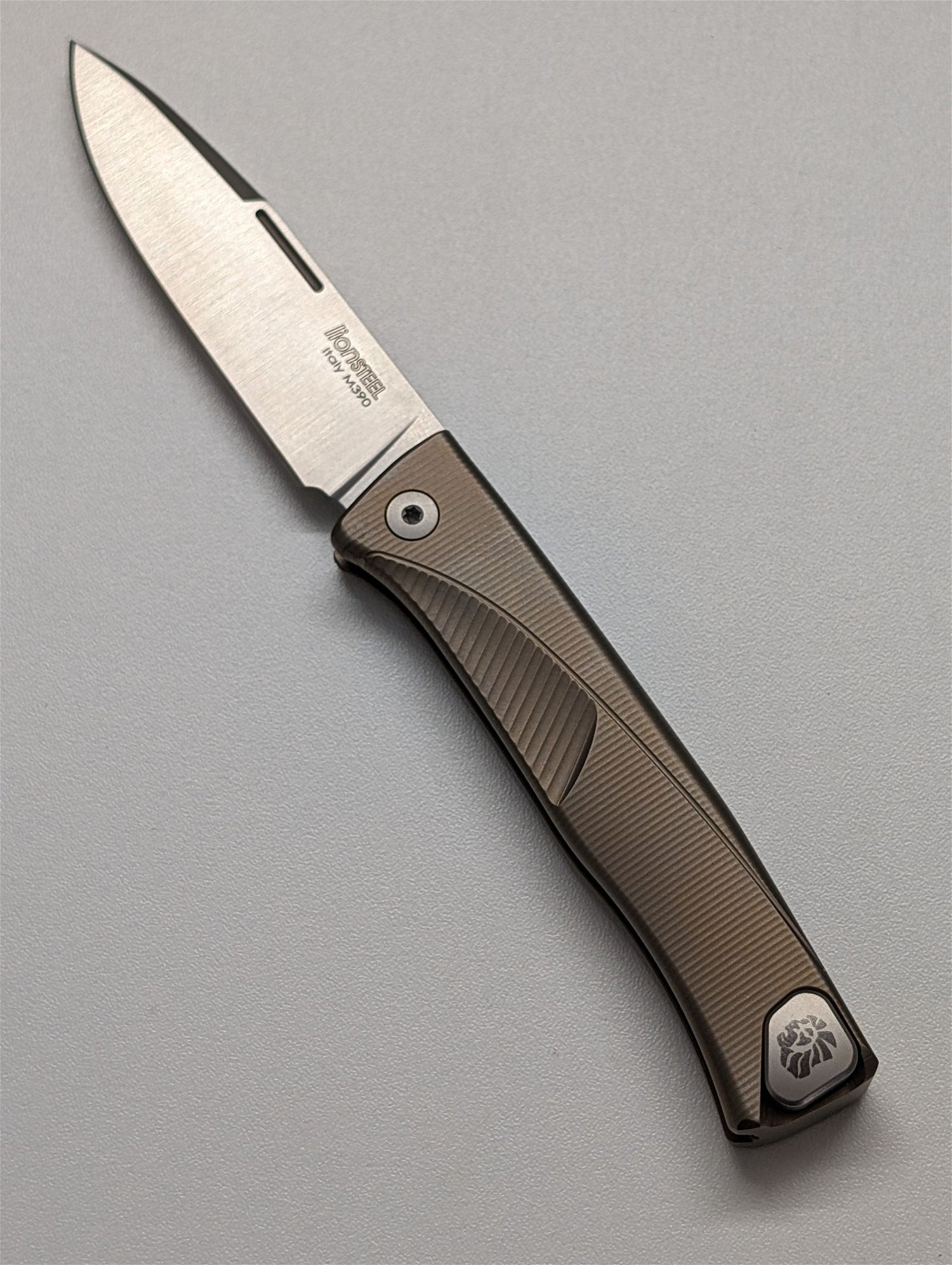 lionSTEEL Thrill Bronze Titan pocket knife