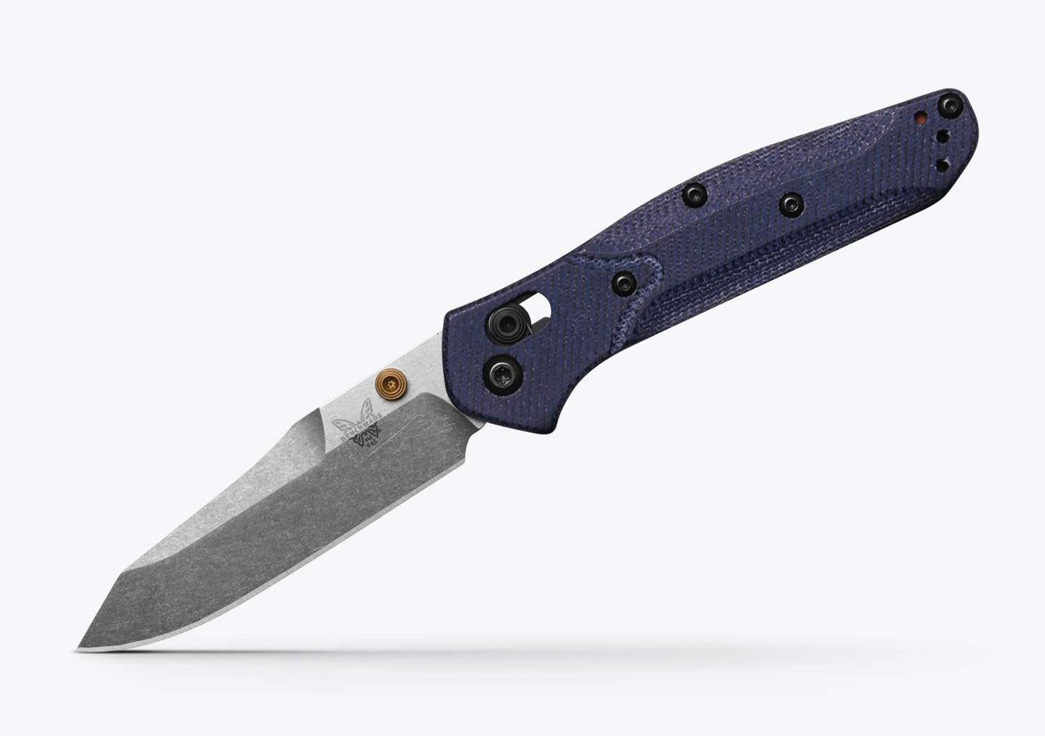 Benchmade 945-04 Mini Osborne, Blue Denim Micarta