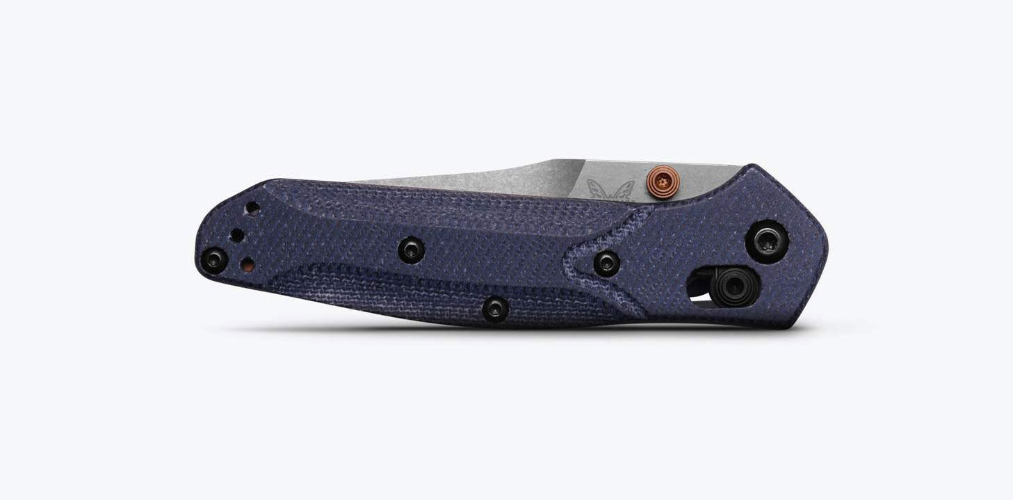 Benchmade 945-04 Mini Osborne, Blue Denim Micarta