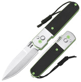 CJRBJ1951-SBK Locust AR-RPM9, Black G10, Green