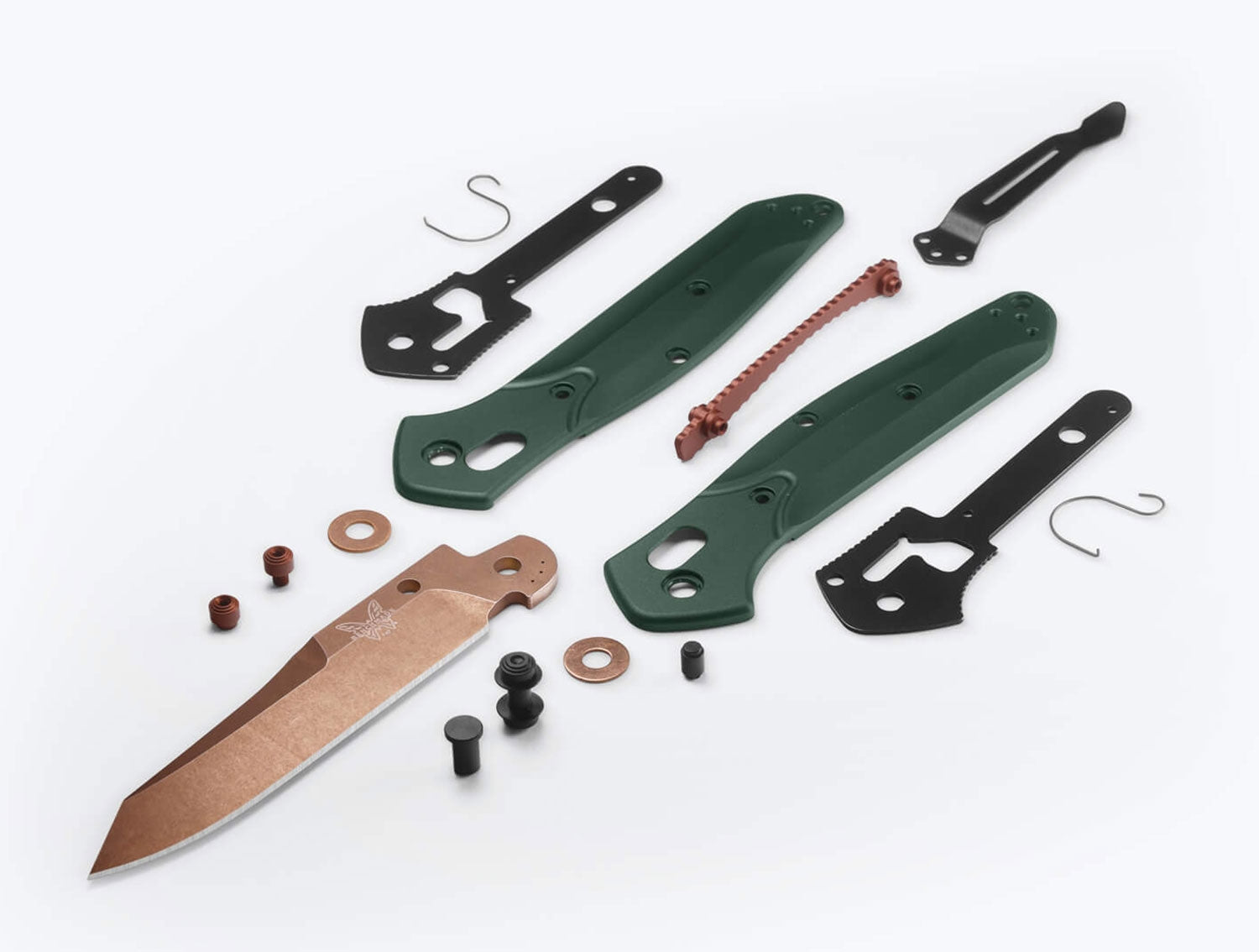Benchmade 940FE-2601 Osborne, S90V, Taiga Green