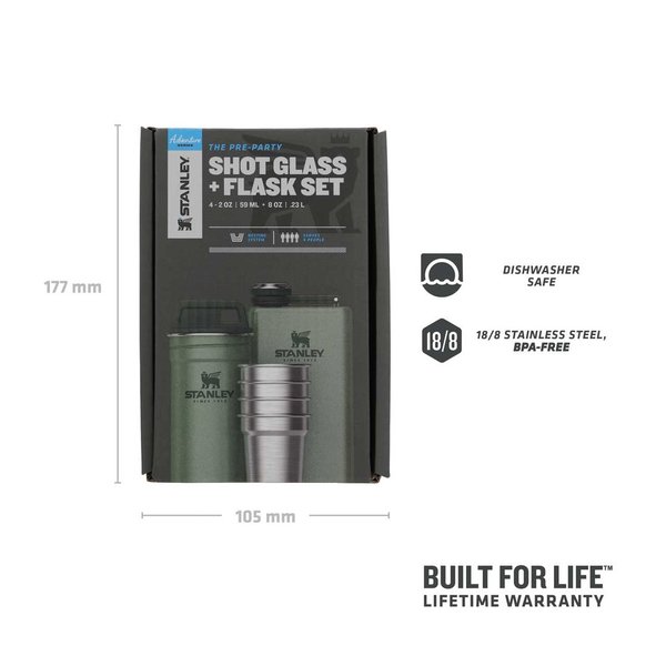 Stanley ADVENTURE SHOT & FLASK GIFT SET 236 ml Fightwood OUTDOOR