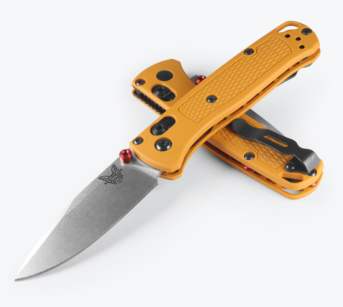 Benchmade 533-08 MINI BUGOUT, Yellow Grivory Taschenmesser (Pre-Order)