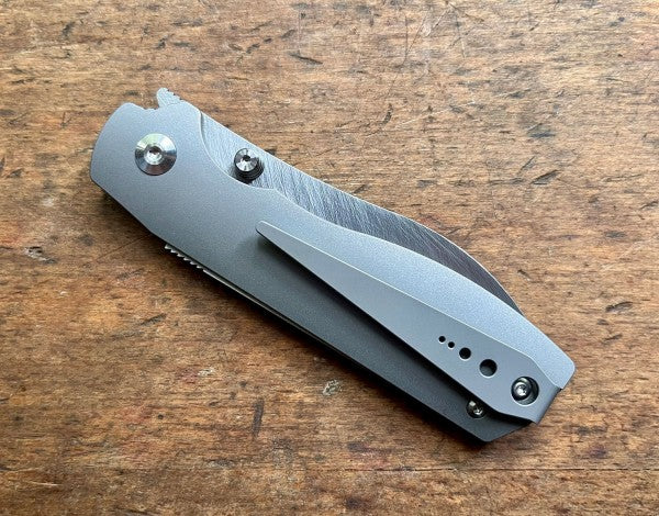 Sandrin Torino Titanium, Tungsten Carbide, Recoil Lock Pocket Knife