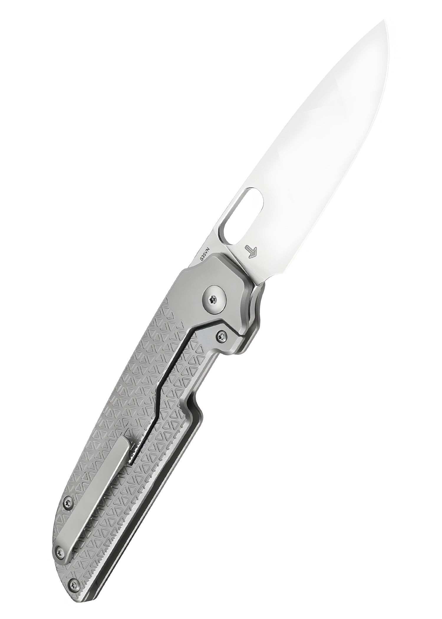 Kizer Knives VARATAS, Titan, stonewashed, Taschenmesser