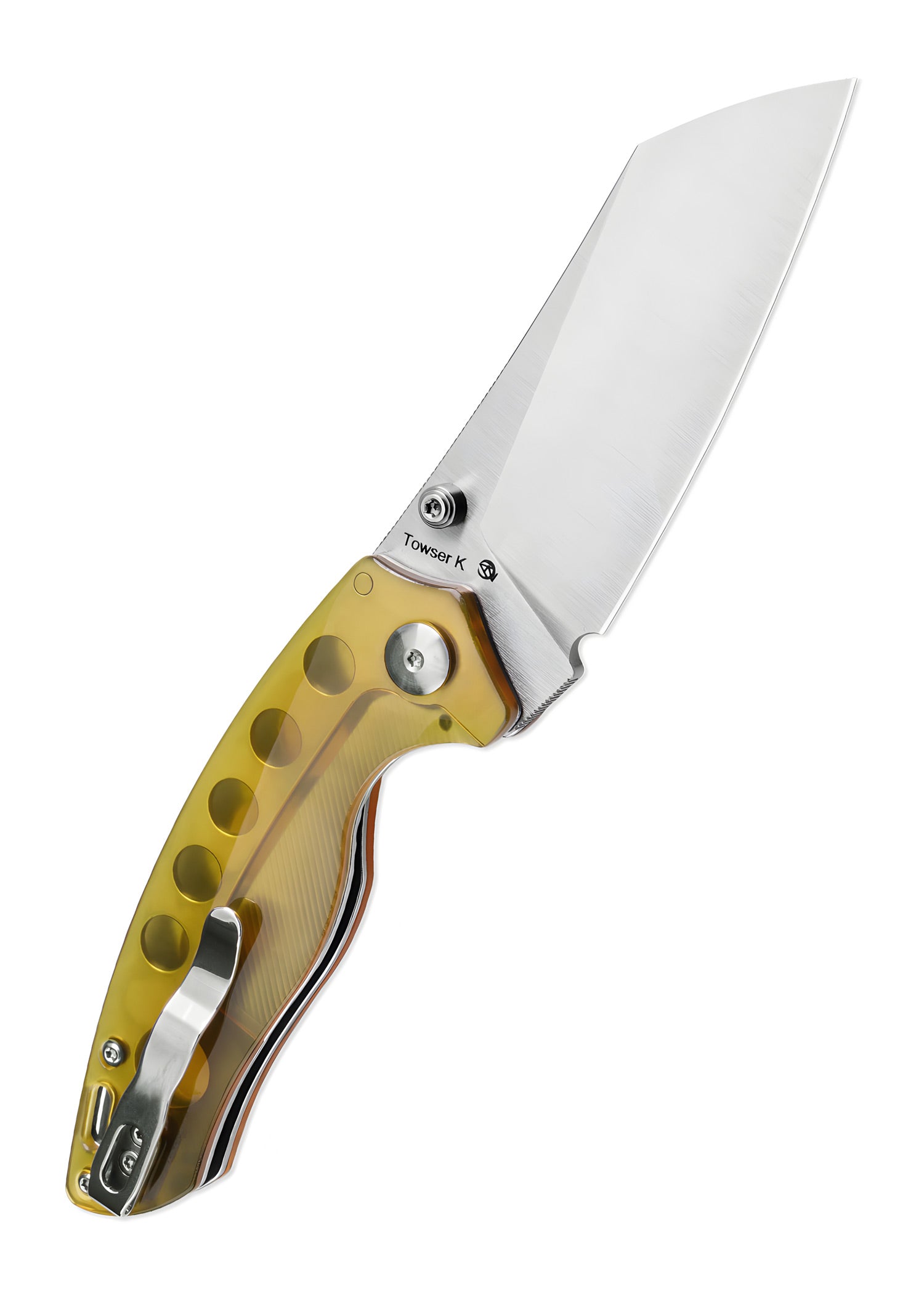 Kizer Knives TOWSER K, PEI handle, satin blade, pocket knife