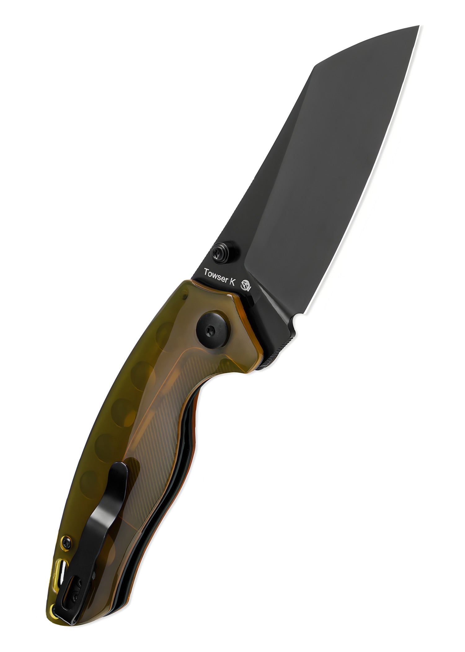 Kizer Knives TOWSER K, PEI handle, black blade, pocket knife
