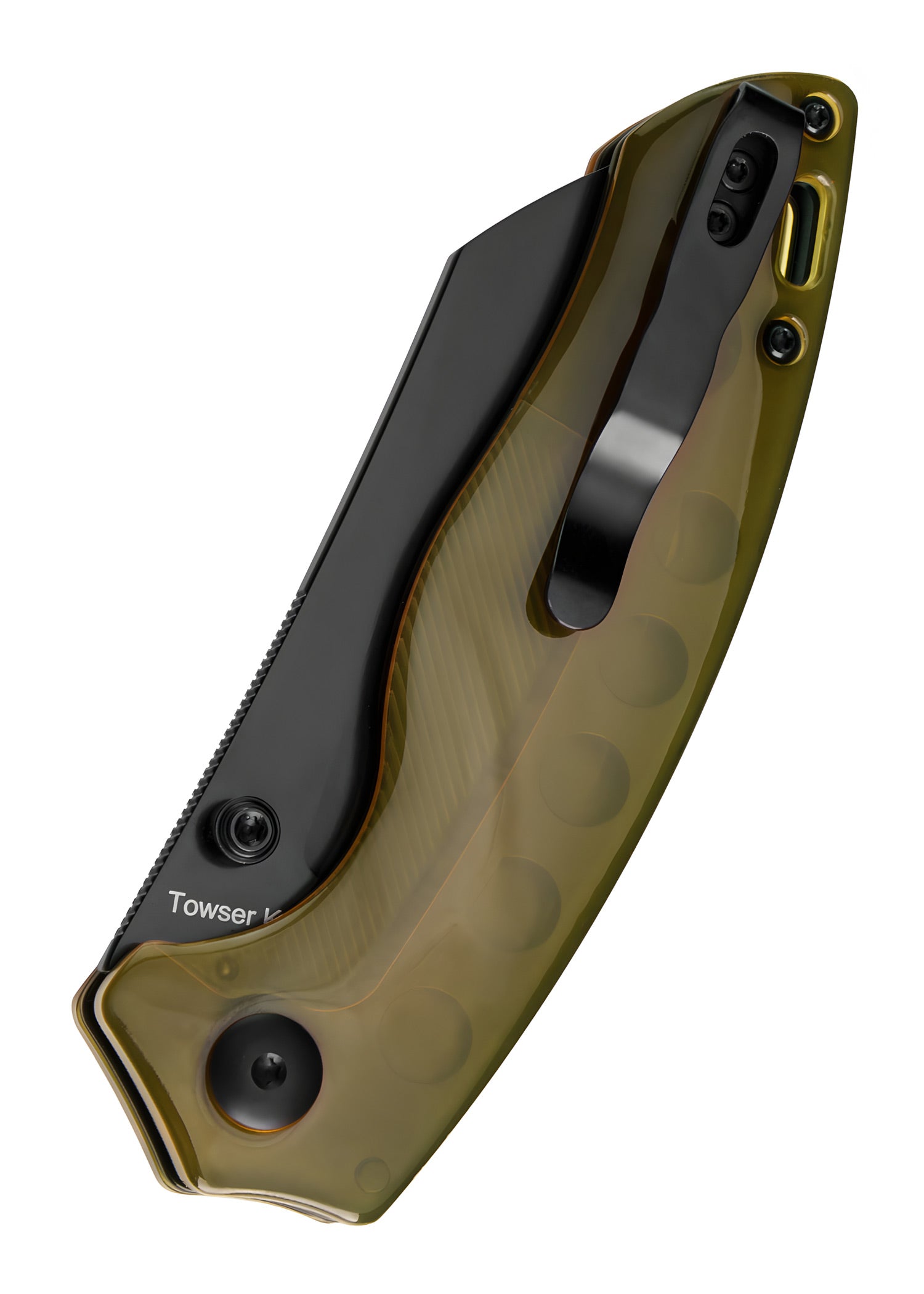 Kizer Knives TOWSER K, PEI handle, black blade, pocket knife