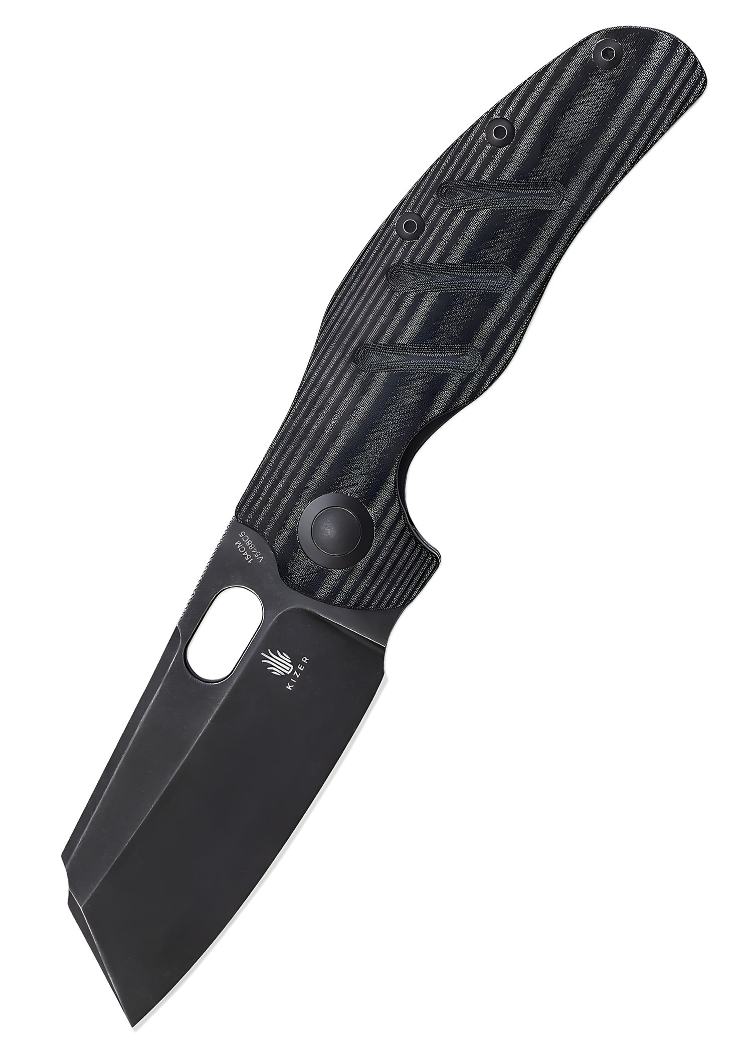 Kizer Knives SHEEPDOG C01C XL, Micarta, schwarze Klinge, Taschenmesser